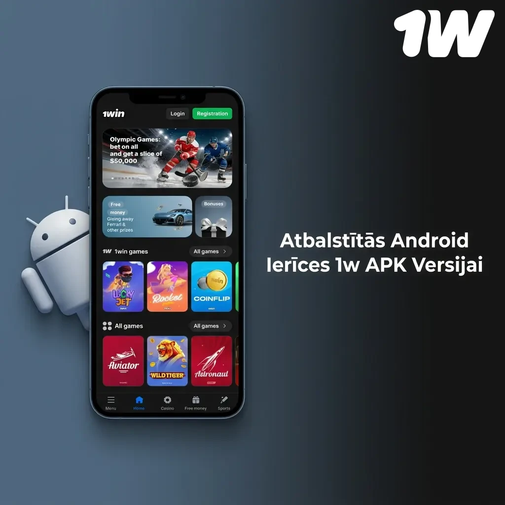 Atbalstītās Android Ierīces 1w APK Versijai