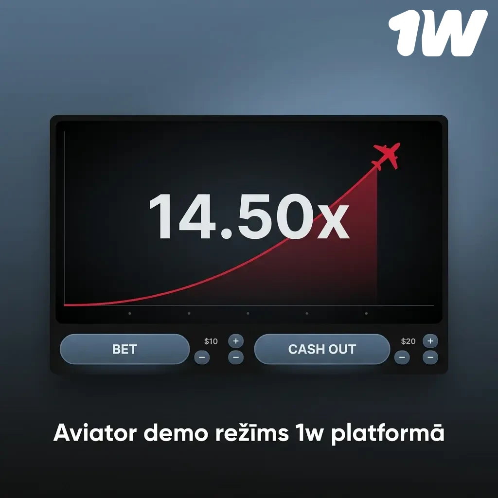 Aviator demo režīms 1w platformā
