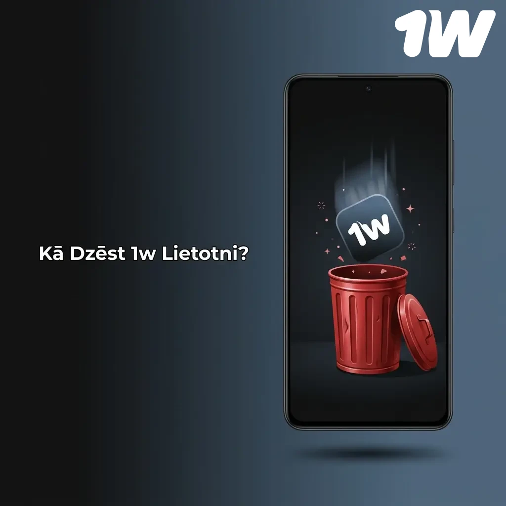 Kā Dzēst 1w Lietotni?
