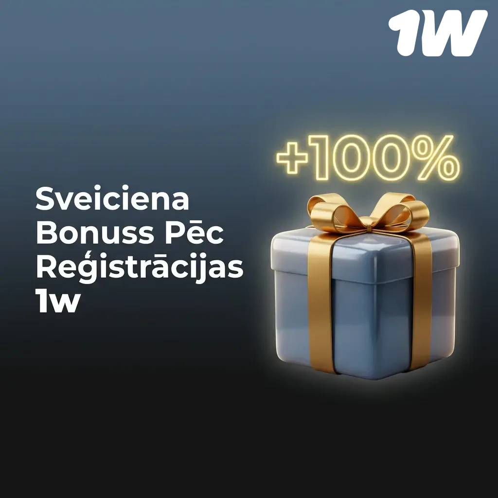Sveiciena Bonuss Pēc Reģistrācijas 1w