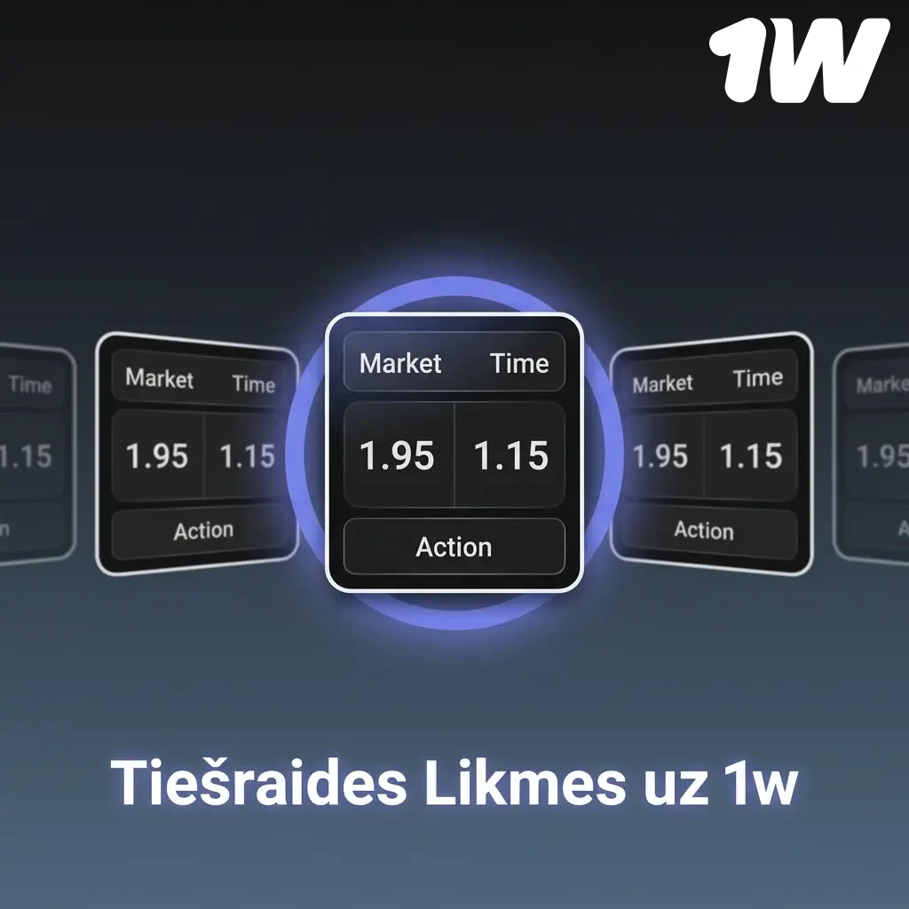 Tiešraides Likmes uz 1w